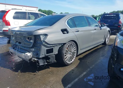 2020 BMW 740I xDrive from USA, damaged, VIN WBA7T4C04LGF97187